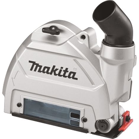 Makita – Capot de protection pour meuleuse 1968453 – Raccord d'aspiration – Ø 125 mm – Pour rainurage béton – Profondeur 20 mm