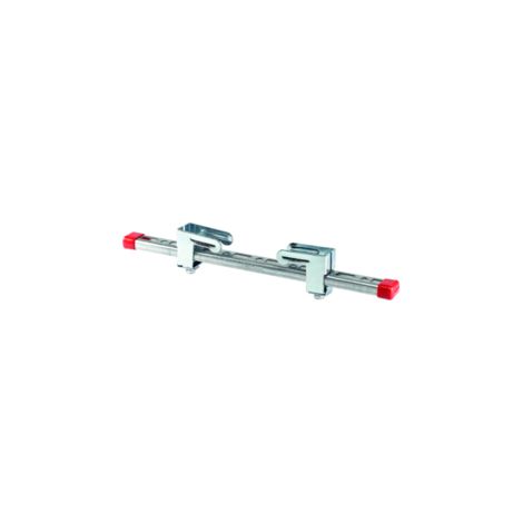 Rail pour poutre IPN 400 mm – Acier galvanisé – Fixation rapide sans perçage – Charge lourde jusqu'à 200 kg – Bizline