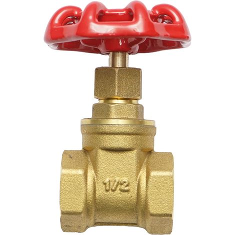 Valvola a sfera in bronzo da 1/2", PN16 con filettatura interna (1/4)