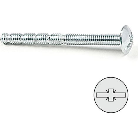 UCAFIX tornillo tirador autocortante zincado 4-45 (caja 100) (1/2)