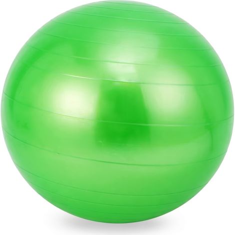 Ballon de yoga PVC vert 55 cm modèle 71