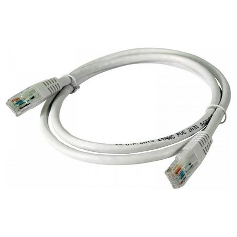 Netzwerkkabel U/UTP Cu CAT6 PVC weiß 1m