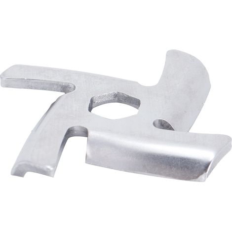 Lame de hachoir électrique en acier inoxydable, accessoires de rechange pour plaque de broyage croisée (1/5)