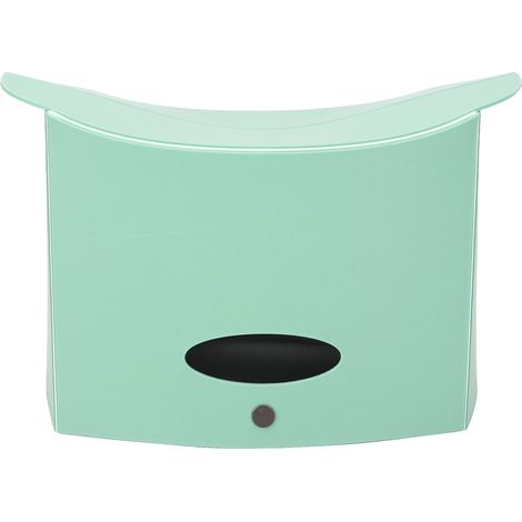Folding Stool Thick Durable Lightweight Portable Handle Design Plastic Folding Paper Stool for Outdoor Indoor Green (1/5)