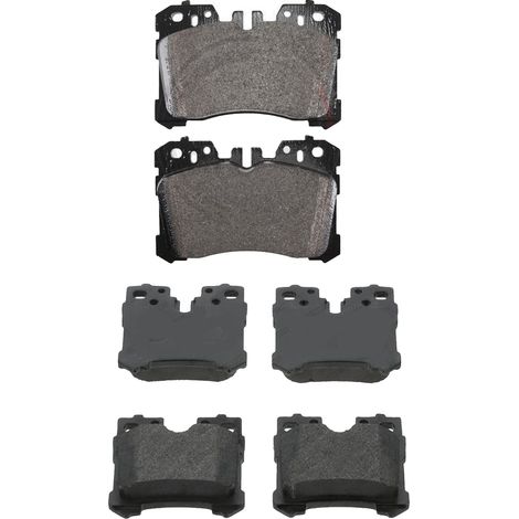 KIT PASTIGLIE FRENO ANTERIORI E POSTERIORI compatibile con LEXUS RX (L1) / PASTIGLIE FRENANTI AUTO OEM FDB4354,FDB4395 / SOSTITUZIONE DIRETTA / BASSA POLVERE / SILENZIOSO
