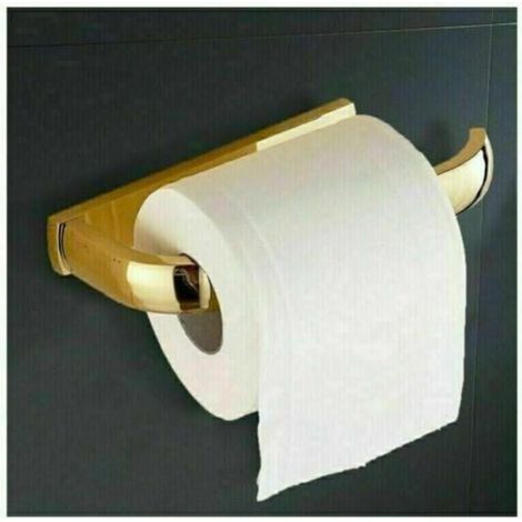 16x19cm Antique Brass Toilet Paper Roll Holder, Wall Decor for Toilets, Toilet Paper Dispenser, Toilet Paper Dispenser - Bathroom Accessory
