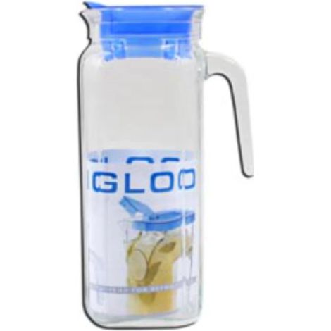 Igloo Tableware Box mit 6 blauen quadratischen Glasgefäßen 1200 cc