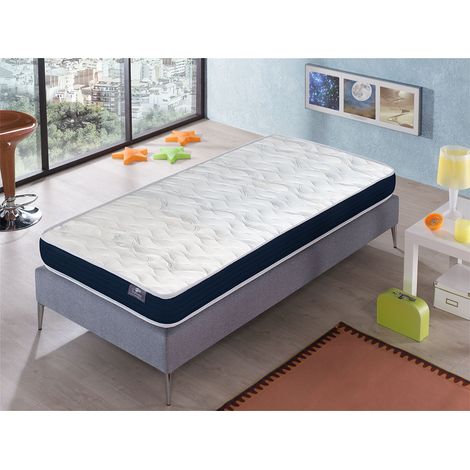 Matratze 120x200 ERGO KONFORT -H2- Hohe 14 cm Super weiche Polsterung - jugendlich - ideal für Nest-Betten DORMALIT