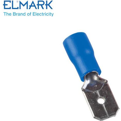 TERMINALI ISOLATI MDD MASCHIO  BLISTER 2-250/BLU 100PZ