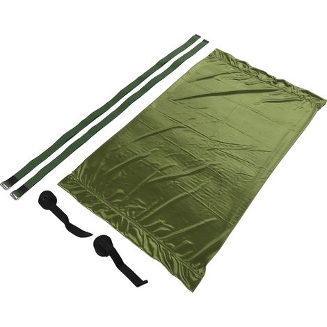 Hamac de yoga, hamac aérien élastique portable pour la maison, idéal pour l'équilibre sur les mains et les jambes écartées (vert clair). (1/5)