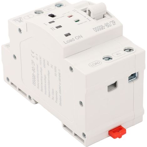 Commutateur de transfert automatique, sélecteur électrique double alimentation automatique, mini ATS CA 2P 63A manuel pour une alimentation électrique domestique ininterrompue. (1/4)