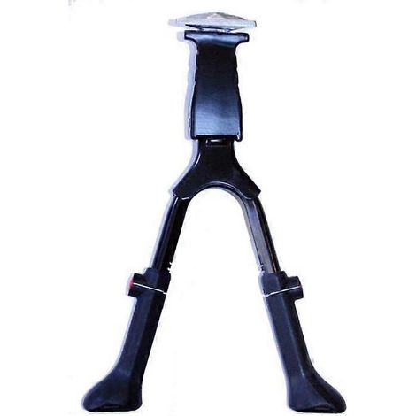 Béquille de vélo réglable à double pied - Béquilles de vélo en alliage d'aluminium pour vélos adultes de 22 à 26 pouces, vélos de route et autres. (1/5)