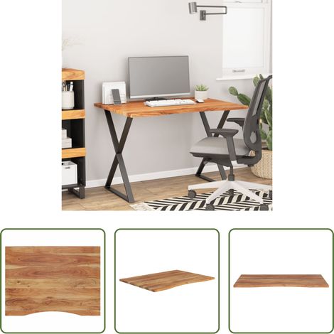 vidaXL Tablero de escritorio rectangular madera acacia 110x80x2,5 cm (1/5)