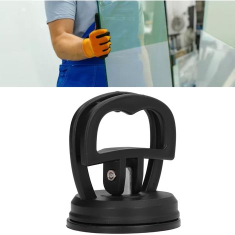 Mini-Dellenreparatur-Saugfuß, hochfester Einzelklauen-Glassaugfuß, Saugfuß zum Verschieben von Fliesen, schwarz. (1/5)