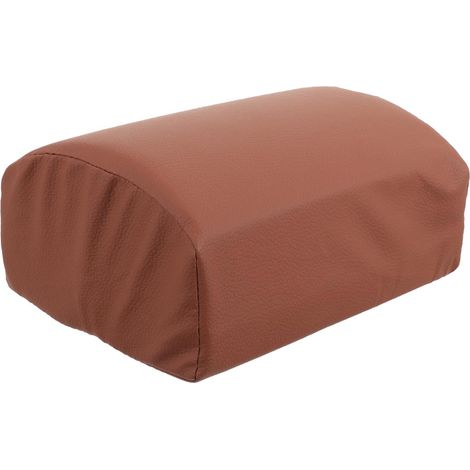 Oreiller de soutien pour jambes et genoux en éponge brune (1/5)