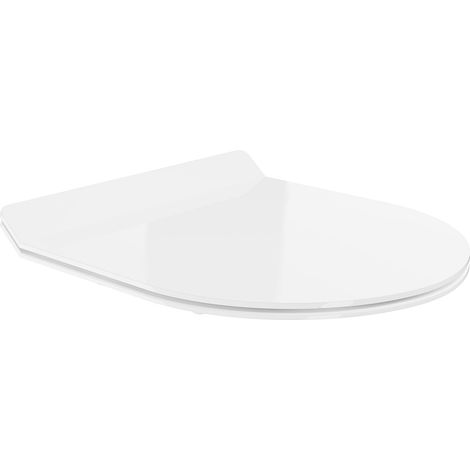 Mexen Sitz mit Absenk-Automatik schlank, duroplast, Weiß - 39010100 (1/4)