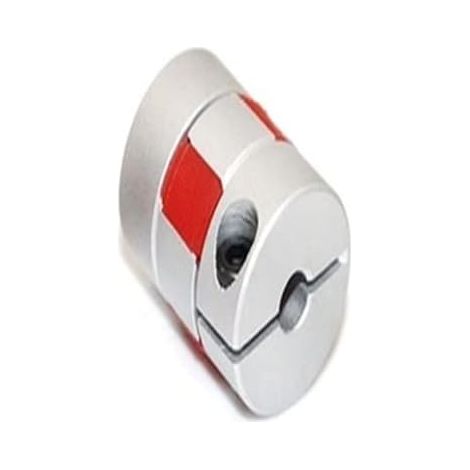 1 pièce Accouplement d'arbre à mâchoires de moteur, flexible en forme prune, D25 L30 4 mm 5 6 6,35 7 (1/2)