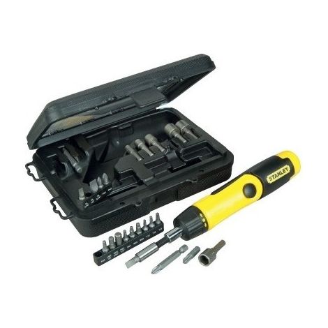 Coffret tournevis articulé porte-embouts Stanley - 25 pièces - STANLEY