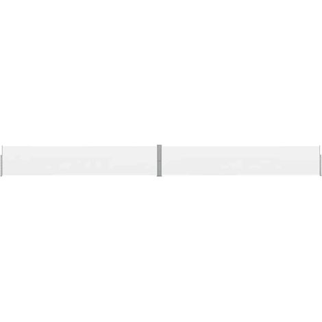 Ausziehbare Seitenmarkise 140x1200 cm Creme