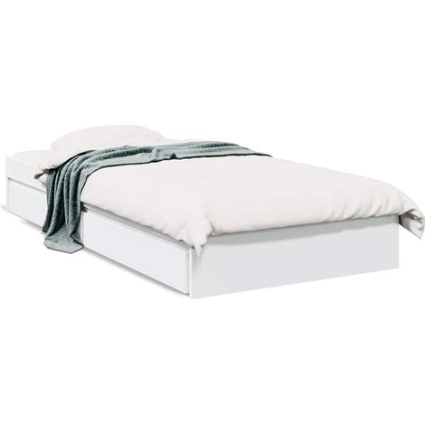 Maison Exclusive - Cama con cajones madera de ingeniería blanca 7 (1/5)