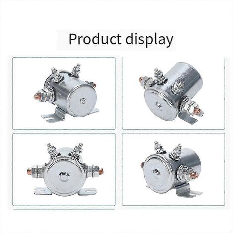 Compatible avec les relais de treuil électrique automobile 300 A, 12 V et les relais de commutation électromagnétiques pour moteurs de treuils électriques automobiles. (1/5)
