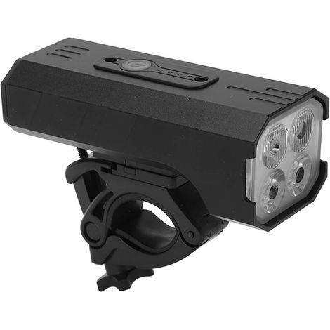 Wiederaufladbarer Fahrrad-Stirnlampenkopf mit Batterieanzeige, wasserdicht, für Radfahrer (4xT6).