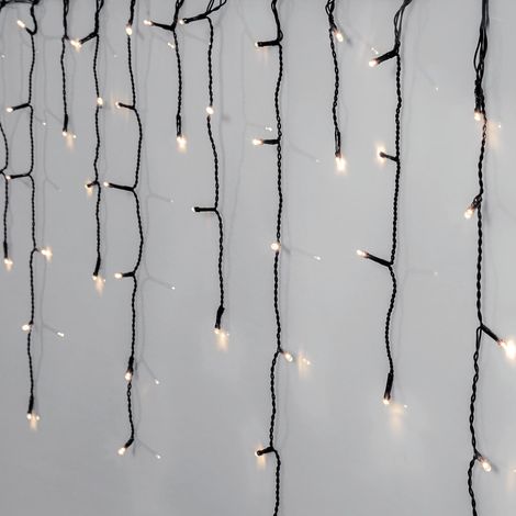 Rideau lumineux Star Trading 'Crispy Ice White', extérieur, 960 LED, 24 m