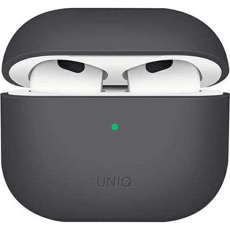 Uniq Lino AirPods 3. Generation Silikonhülle Grau/Aschgrau (1/5)