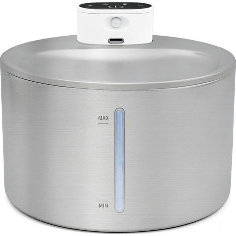 Fontaine à eau sans fil pour chats, distributeur d'eau automatique avec capteur pour chiens, accessoires pour distributeurs d'eau pour animaux de compagnie.-AquaForge (1/5)