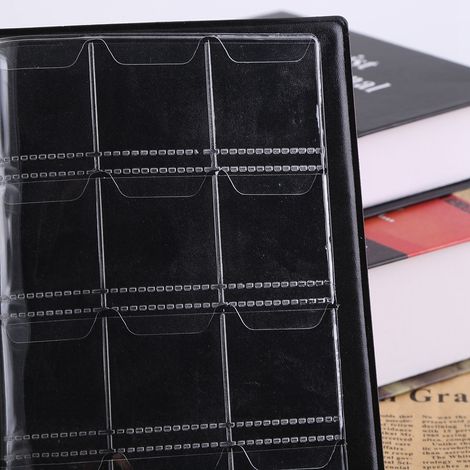 Nouveau classeur de rangement pour pièces du monde entier, 120 pochettes, 10 pages, rouge. (1/5)