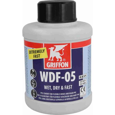 Colle PVC Griffon WDF-05 boîte 500 ml avec pinceau
