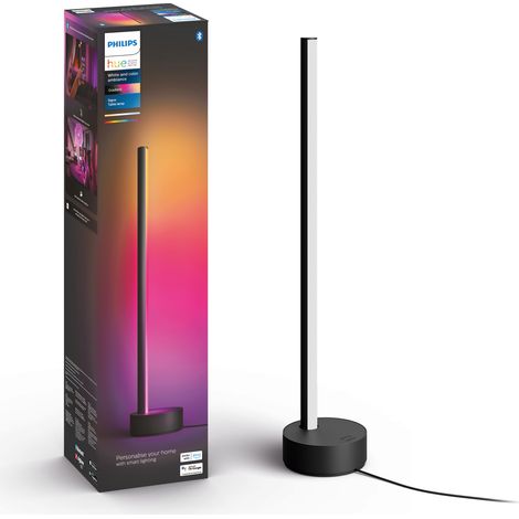 Philips Hue White and Color Ambiance Gradient Signe - Lmpara de sobremesa - LED - 16 millones de colores/blanco clido a blanco fro - 2000-6500 K -