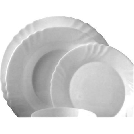 (6 u.) PLATO POSTRE TRIANON BLANCO