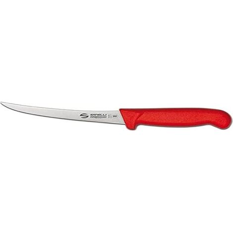 Coltello da disosso, curvo, supra colore haccp, 130/290 mm - rosso (1/3)