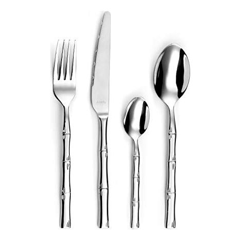 Amefa 413100AF20C40 - Set di 24 posate per 6 persone, in acciaio inossidabile, 13,7 x 7 x 26 cm (1/4)