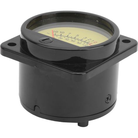 45-mm-Rundzeiger-VU-Meterkopf mit LED-Hintergrundbeleuchtung, Audiopegel-Leistungstester, Teilenummer TS‑45‑Gelb, DC 500 µA (1/5)