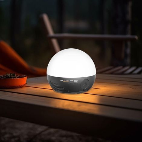 Rechargeable LED Camping Lamp, Portable Multifunctional Tent Lamp, Mini Magnetic Night Light, IPX5 Waterproof Outdoor Ambient Light (1/5)