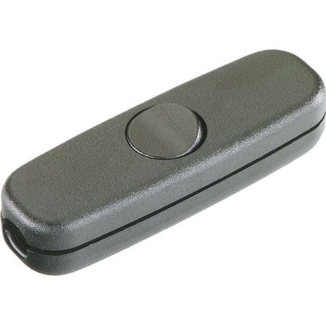 interBär 5055-004.01 Schnurschalter Schwarz 1 x Aus/Ein 3 A 1 St.