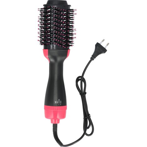 Brosse séchoir à ions négatifs 3 en 1, sèche-cheveux en une étape avec 3 vitesses pour lisser et boucler, prise UE 220 V (1/5)
