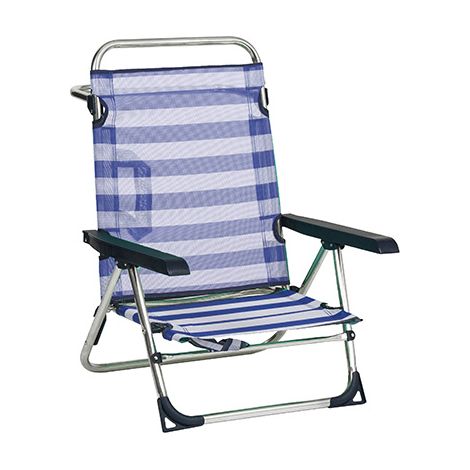 Silla playa 606-alf reclinable aluminio fibreline alco (1/2)