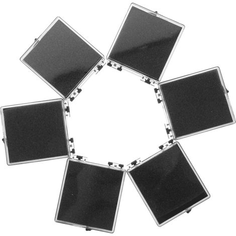 Organisateur Médailles Sportives 12 Boîtes Transparentes Protection Mousse Noire pour Badges et Épingles de Marathon (1/5)