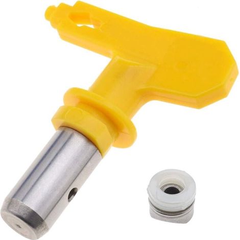 Buse de pulvérisation en acier tungstène Ulisem517 pour pistolets à peinture sans air, pulvérisateur de peinture sans air avec embout en acier inoxydable (1/4)