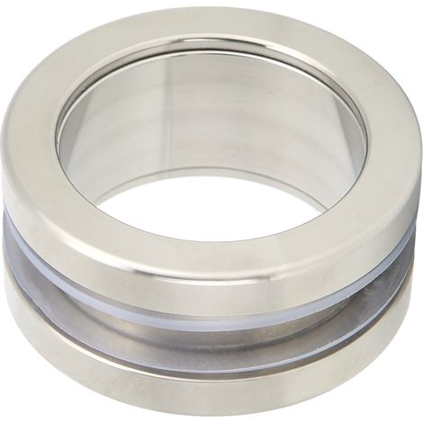 Poignée coulissante en acier inoxydable, forme ronde, pour porte en verre encastrée, creuse, tiroir de placard, bouton de tirage (1/5)