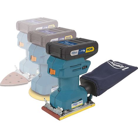 Ponceuse multi-usage avec 2 batterie + chargeur - VIRUTEX - 8400801