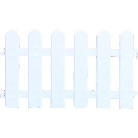Bordures blanches Clture de jardin Ornemental Herbe Pelouse Parterres de fleurs Bordures de plantes pour villas intérieures et extérieures 50 × 30 cm / 19.7x11.8in (1/5)