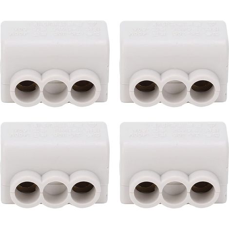 T-shaped distribution connector, 1 input, 4 outputs, 60A, 400V (1/5)