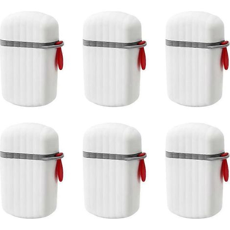 Porte-savon de voyage, petit porte-savon mignon avec couvercle, étanche et égouttable. (1/5)