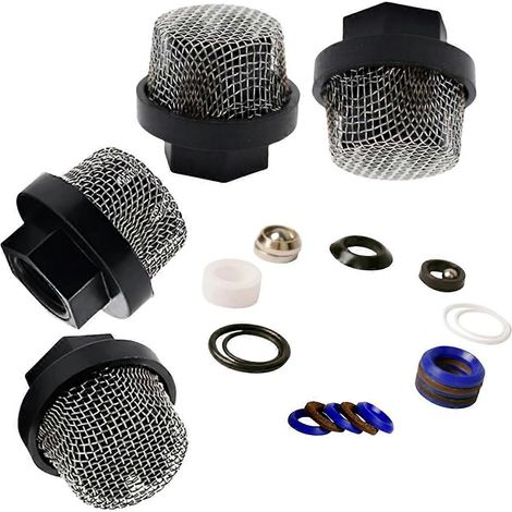 (1+4pk)244194 Kit de réparation de pompe et 246385 Kit de remplacement de crépine d'entrée UNF 7/8 pouce pour (1/5)