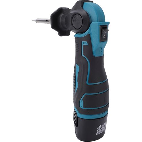 Fer à souder sans fil, kit de soudage portable rechargeable 12 V pour la réparation électronique, le câblage automobile et la fabrication de bijoux. Comprend 2 batteries et 1 chargeur (prise UE 220 V) (1/5)