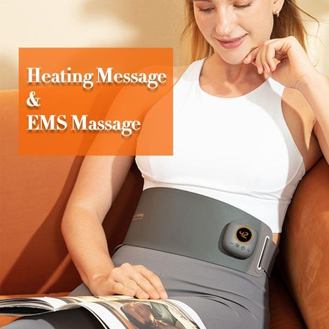 Appareil de stimulation musculaire EMS chauffant, ceinture amincissante de massage abdominal, appareil de tonification électrique intelligent pour abdominaux (1/5)